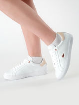 Sneakers Powercourt 2.0 Uit Leder Lacoste Wit women 8SFA0003-vue-porte