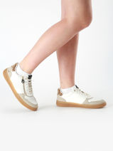 Sneakers Mustang Wit women 1511301-vue-porte