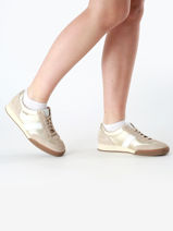 Sneakers Witney Uit Leder Mephisto Veelkleurig women P5147341-vue-porte