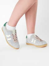 Sneakers Kizuna Uit Leder Coolway Grijs women 7603189-vue-porte