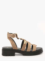 Sandalen Tobosued Uit Leder Les tropeziennes Beige women TOBOSUED