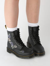Boots 1460 Vonda Uit Leder Dr martens Zwart women 40690001-vue-porte