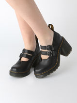 Derby Veterschoenen Met Hak Eviee Uit Leder Dr martens Zwart women 27371001-vue-porte