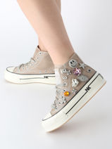 Sneakers Nan-ku couture Beige women 14A3-vue-porte