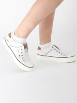 Sneakers Mustang Wit women 1272402-vue-porte