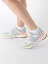 Sneakers Angie Uit Leder Mephisto Veelkleurig women P5147162-vue-porte