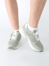 Sneakers Mustang Groen women 1358316-vue-porte