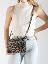 Cross Body Tas Leopard Miniprix Beige leopard 6246-vue-porte