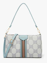 Cross Body Tas Signed Miniprix Blauw signed DQ851711
