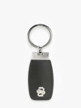 Sleutelhanger Leder Hugo boss Zwart smooth HAK519B