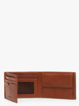 Portefeuille Met Portemonnee Leder Maverick Bruin rough gear MAVRG002-vue-porte