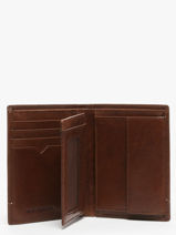 Portefeuille Met Portemonnee Leder Maverick Bruin rough gear MAVRG032-vue-porte