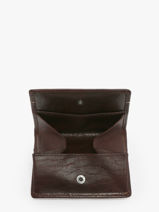 Portemonnee Met Kaarthouder Leder Maverick Bruin rough gear MAVRG058-vue-porte