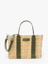 Handtassen Estival Stro Le voyage en panier Groen estival PM779