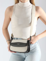 Cross Body Tas Deauville David jones Zwart deauville CM7461-vue-porte