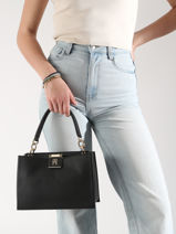 Schoudertas Th Her Tommy hilfiger Zwart th her AW17190-vue-porte