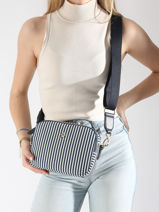Cross Body Tas Poppy Summer Gerecycleerd Polyester Tommy hilfiger Blauw poppy summer AW17231-vue-porte