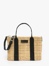 Handtassen Estival Stro Le voyage en panier Zwart estival PM779