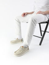 Mocassins Wally Jute Hey dude Beige men 43085-vue-porte