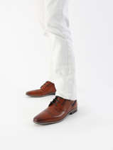 Stadsschoenen Armo Uit Leder Bugatti Bruin men 31196010