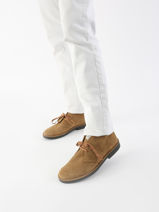 Boots Desert Clarks Bruin men 26180840-vue-porte