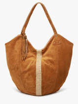 Schoudertas Vintage Leder Mila louise Bruin vintage 23034V4