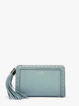 Compacte Portefeuille Premier Flirt Leder Lancel Blauw premier flirt A11136