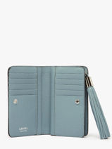 Compacte Portefeuille Premier Flirt Leder Lancel Blauw premier flirt A11136-vue-porte