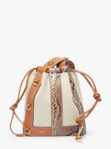 Schoudertas Elles Lancel Bruin elles A13375