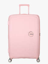 Harde Reiskoffer M Soundbox American tourister Roze soundbox 32G003