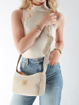 Cross Body Tas Estival Katoen Le voyage en panier Beige estival PM851-vue-porte
