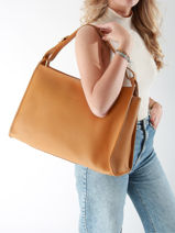 Longchamp Le foulonn Schoudertas Bruin-vue-porte
