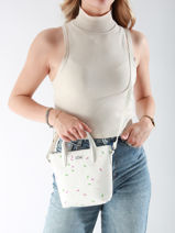 Cross Body Tas L12.12 Season Lacoste Wit l12.12 season NF4993SJ-vue-porte