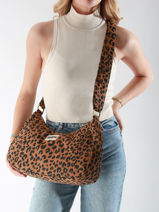 Schoudertas Leopard Hindbag Bruin leopard LE-vue-porte