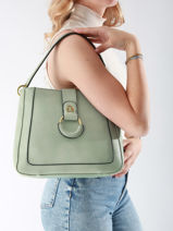 Schoudertas Anneau Lulu castagnette Groen anneau YSABEL-vue-porte