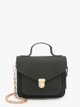 Cross Body Tas La Suite Leder Paul marius Zwart la suite GEOX2SUI