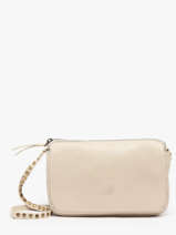 Cross Body Tas Leather Leder Biba Beige leather BET6L