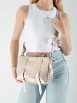 Cross Body Tas Vintage Leder Mila louise Roze vintage 30172X-vue-porte