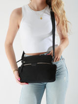 Cross Body Tas Kaya Hexagona Zwart kaya 5920187-vue-porte