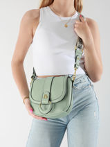 Cross Body Tas Anneau Lulu castagnette Groen anneau YSEE-vue-porte