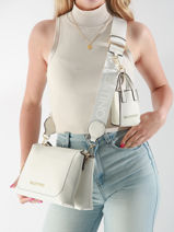 Cross Body Tas Samantha Valentino Wit samantha VBS8YA42-vue-porte