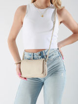 Cross Body Tas Leather Leder Biba Beige leather BET6L-vue-porte
