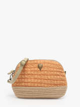 Cross Body Tas Gaufrette Le voyage en panier Oranje gaufrette PM883