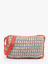 Cross Body Tas Over The Rainbow Katoen Le voyage en panier Blauw over the rainbow PM871