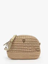 Cross Body Tas Gaufrette Le voyage en panier Beige gaufrette PM883