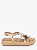 Sandalen Uit Leder Inuovo Goud women A96051