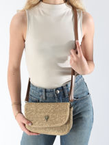 Cross Body Tas Estival Stro Le voyage en panier Beige estival PM894-vue-porte