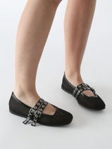 Ballerinas Colors of california Zwart women CPATTY07-vue-porte