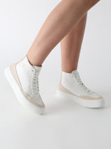 Sneakers Calvin klein jeans Wit women 174001S-vue-porte
