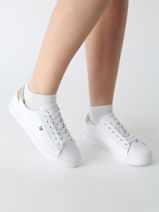 Sneakers Tommy hilfiger Wit women 8647YBS-vue-porte